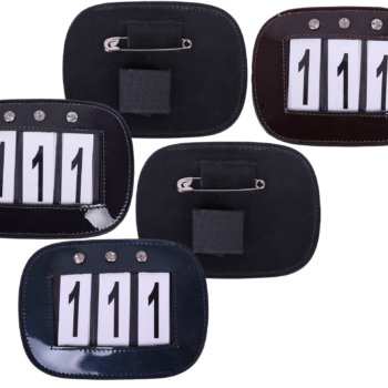 Numerek startowy QHP skórzany