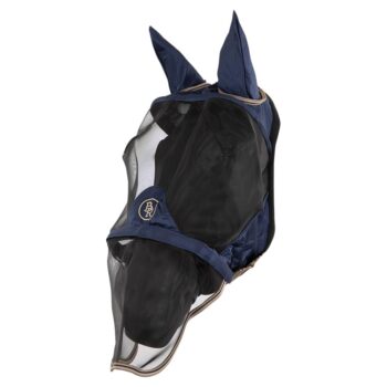 Maska przeciw owadom mesh lycra BR granatowy